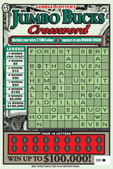 Scratchers Game Title