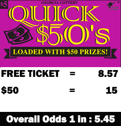 Scratchers Game Odds