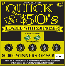 Scratchers Game Title