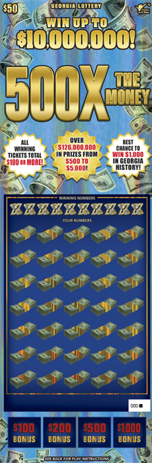 500X the Money