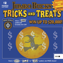 JUMBO BUCKS TRICKS AND TREATS