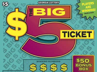 THE BIG $5 TICKET — $5 Georgia scratch-off ticket